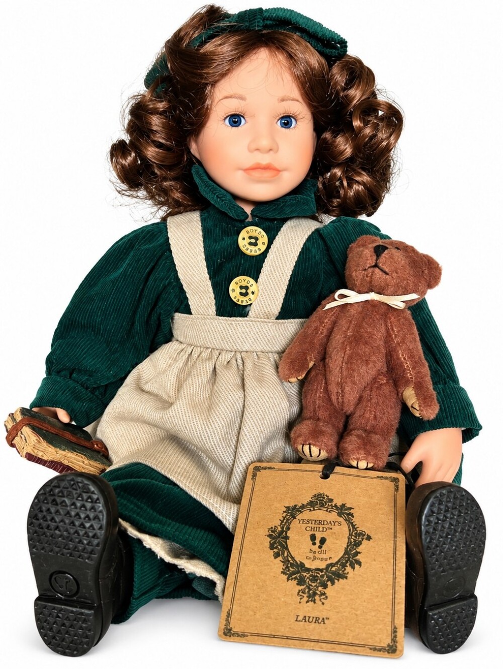 BOYDS THE YESTERDAYS CHILD DOLL COLLECTION 4801 Laura Monday's Child New In Box